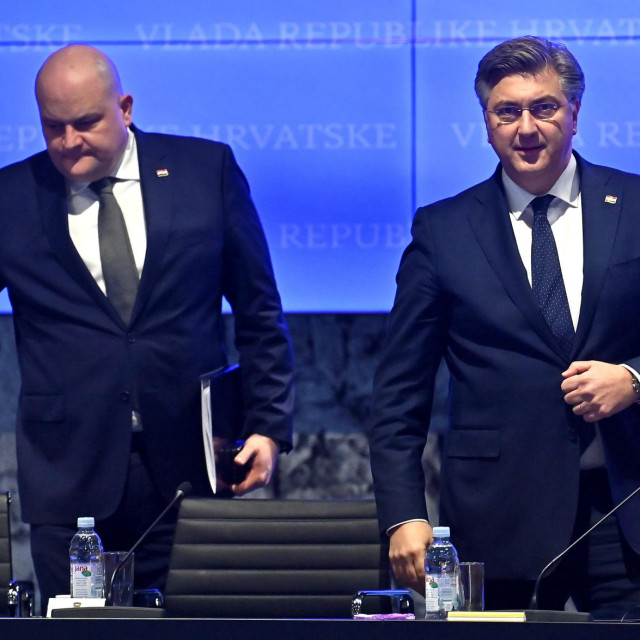 Ante Šušnjar i Andrej Plenković