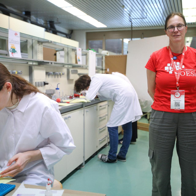 Tajana Begović, redovita profesorica na zagrebačkom PMF-u i glavna organizatorica Prirodoslovne olimpijade