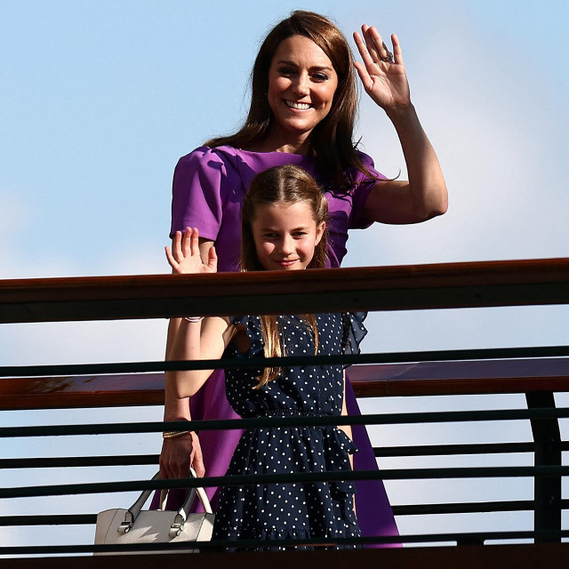 Princeze Catherine i Charlotte (fotografija iz lipnja 2024. godine)