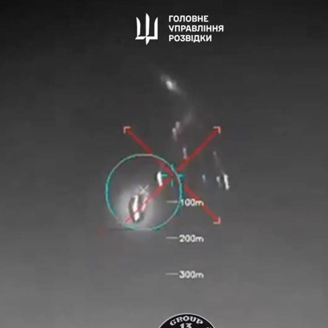 Snimka navodnog obaranja ruskog borbenog zrakoplova pomoću pomorskog drona