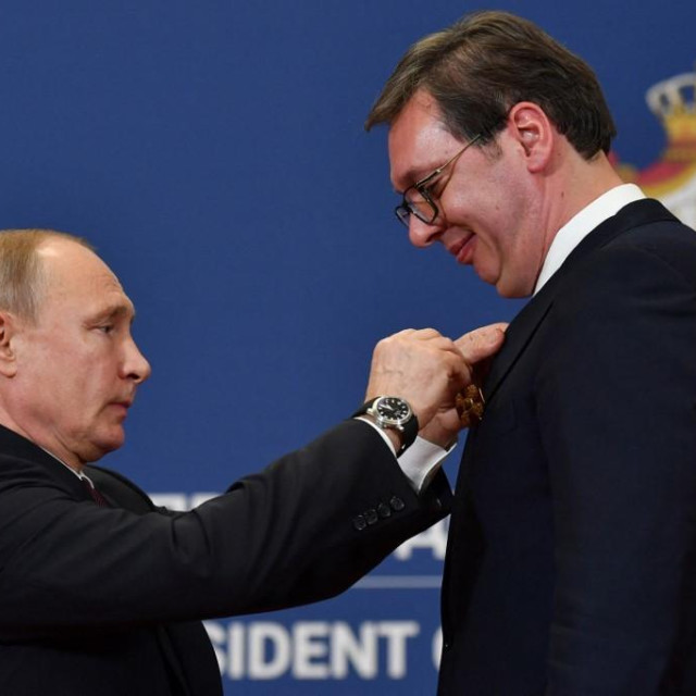 Vladimir Putin i Aleksandar Vučić 