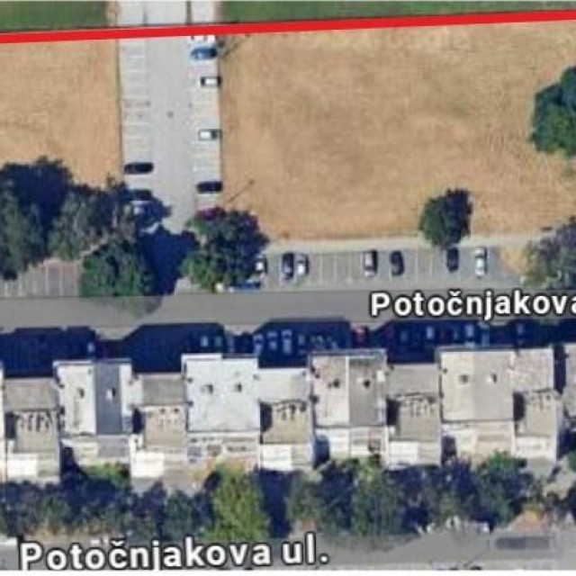 Lokacija planiranog parkirališta