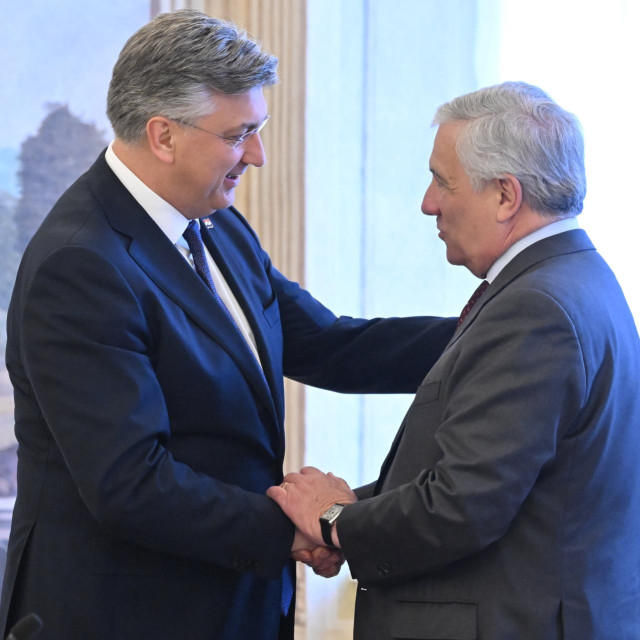 Andrej Plenković i Antonio Tajani