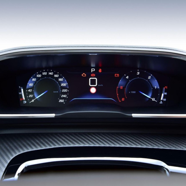 Digitalni brzinomjer, ilustracija