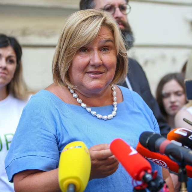 Željka Markić, predsjednica udruge U ime obitelji, organizatora Hoda za život