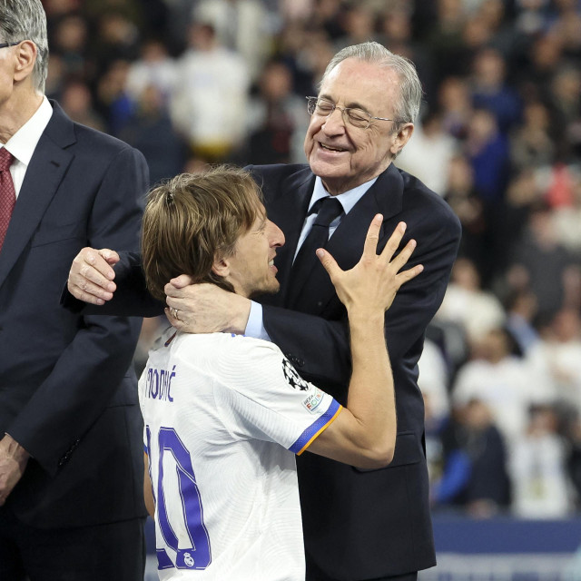 Luka Modrić i Florentino Perez