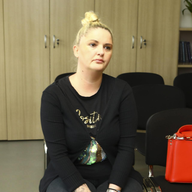 Marijana Pripić na početku suđenja u sudnici Županijskog suda u Velikoj Gorici