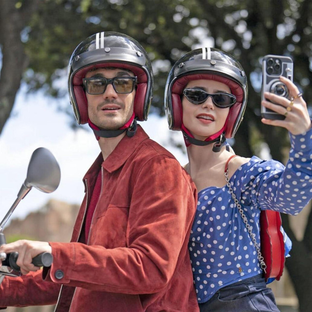 Eugenio Franceschini i Lily Collins