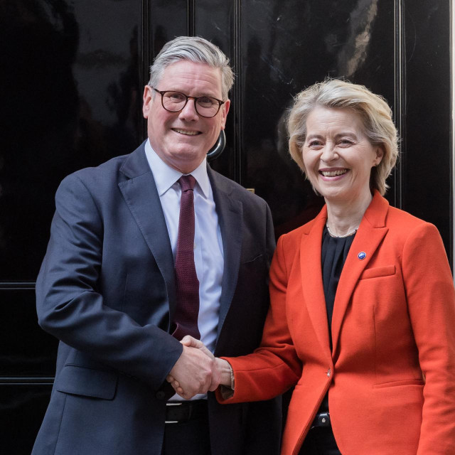 Keir Starmer i Ursula von der Leyen