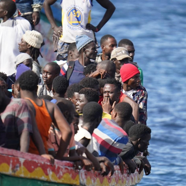 Migranti stižu u Europu, ilustracija