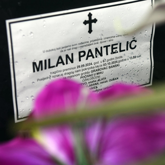 osmrtnica Milana Pantelića