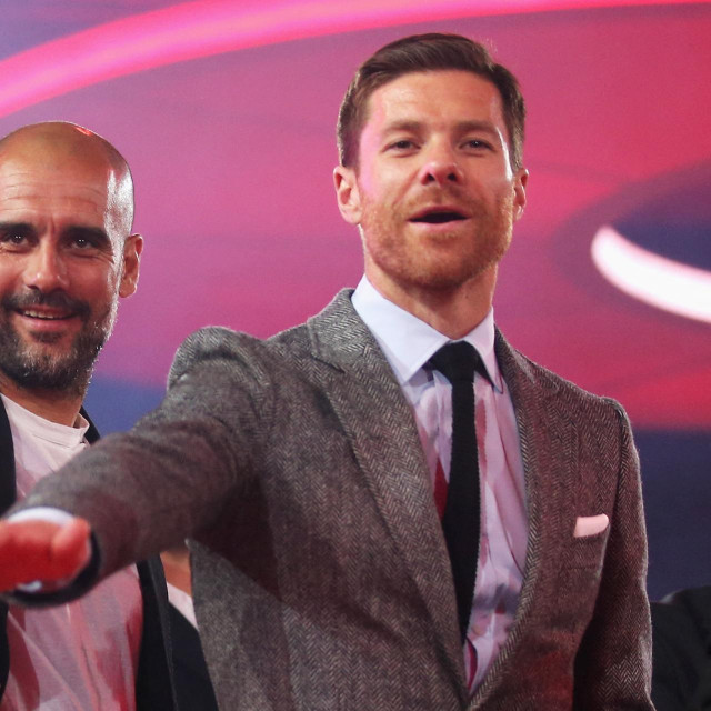 Pep Guardiola i Xabi Alonso 