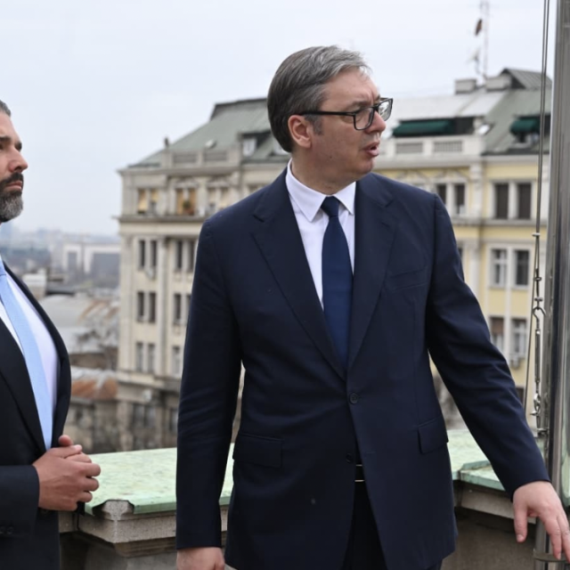 Aleksandar Vučić i Donald Trump Jr. u Beogradu