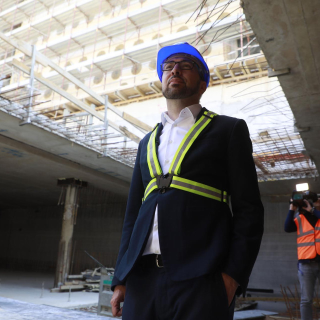 Tomislav Tomašević u obilasku gradilišta Paromlin
 