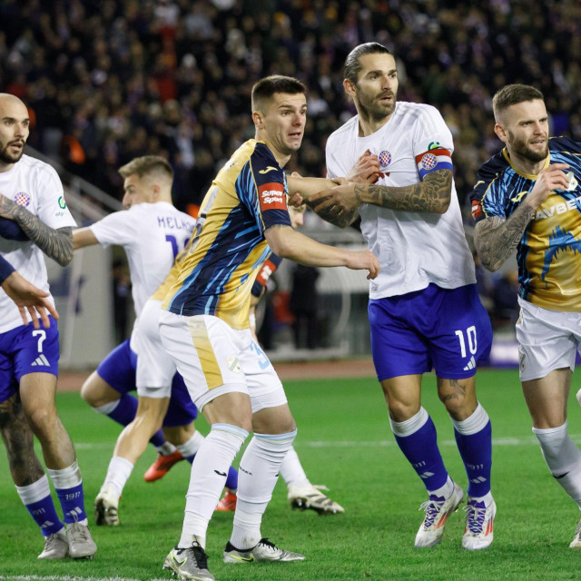 Hajduk - Rijeka: Antony Kalik, Marko Livaja, Bruno Goda, Ante Majstorović i Filip Uremović
