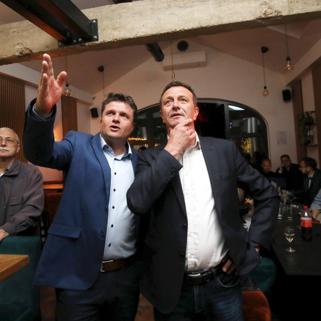 Izborni stožer SDP-a, Miroslav Marković i Neven Bosilj