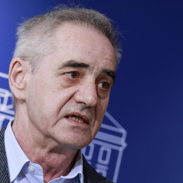 Damir Bakić na konferenciji za medije stranke Možemo!
 