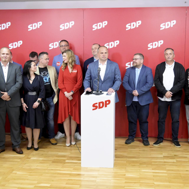 Obraćanje Siniše Hajdaša Dončića, predsjednika SDP-a
 