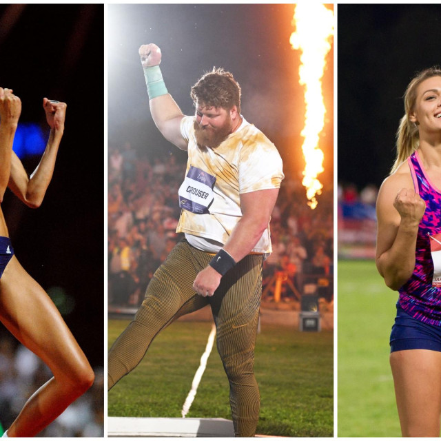 Blanka Vlašić, Ryan Crouser i Sandra Elkasević