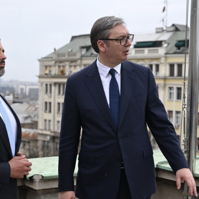 Aleksandar Vučić i Donald Trump Jr.