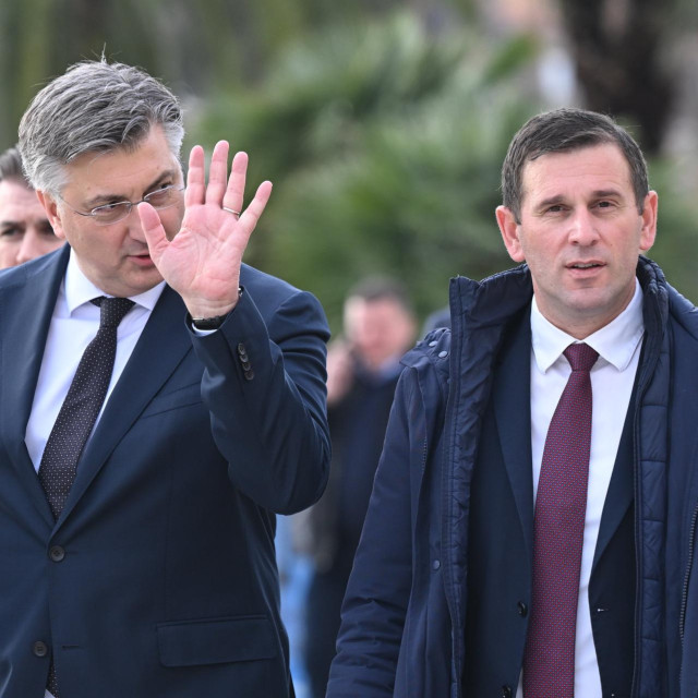 Andrej Plenković i Tomislav Šuta