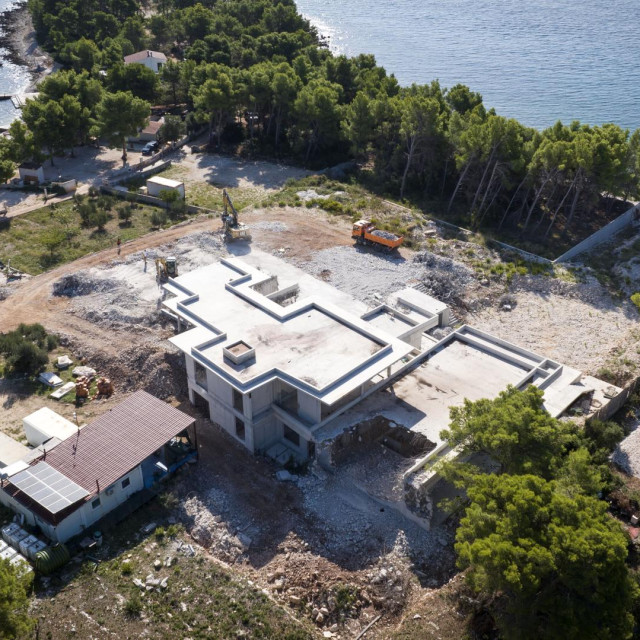 Ilegalna građevina Ivana Rajkovića na Čiovu