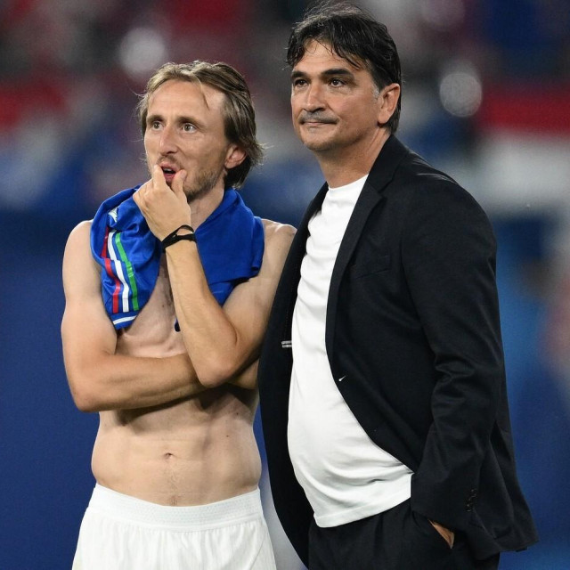 Luka Modric i Zlatko Dalic