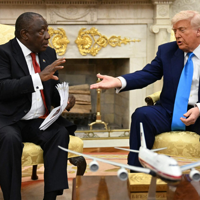 Donald Trump i Cyril Ramaphosa