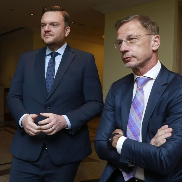 Ministar Primorac i guverner HNB-a Boris Vujčić