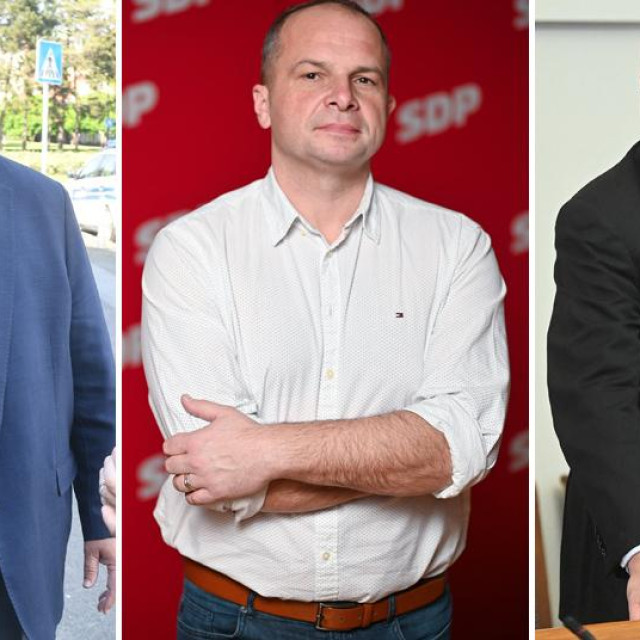Vojko Obersnel, Siniša Hajdaš Dončić i Ranko Ostojić
