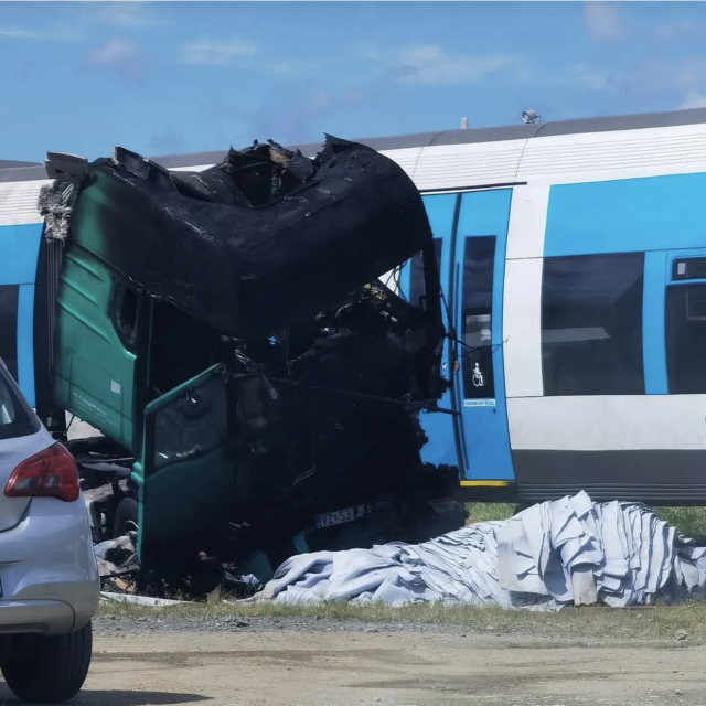 Sudar kamiona i vlaka u Austriji