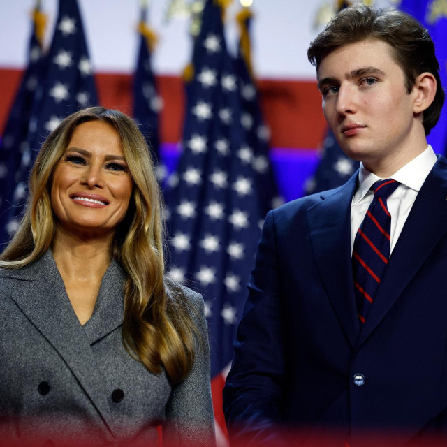 Melania Trump i Barron Trump