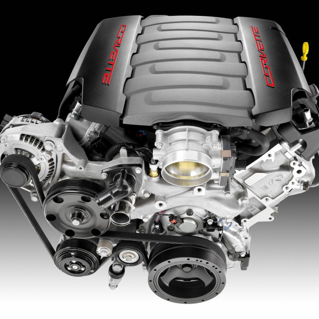 GM-ov V8 motor, ilustracija