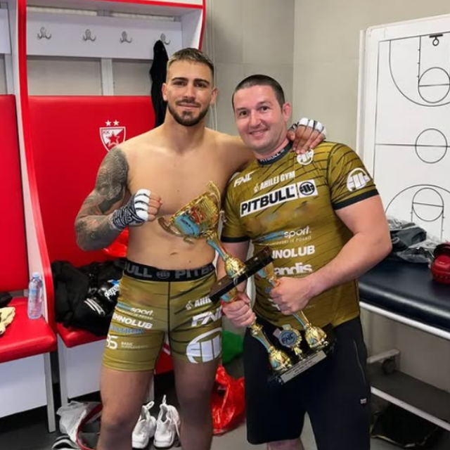 Marko Bojković i njegov trener Ivan Đorđević