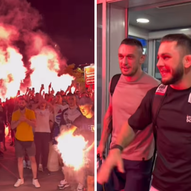 Doček Miloša Janičića u Podgorici