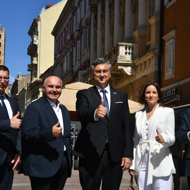 Dominik Paparić, Alen Ružić, Andrej Plenković, Paola Vučković, Oleg Butković