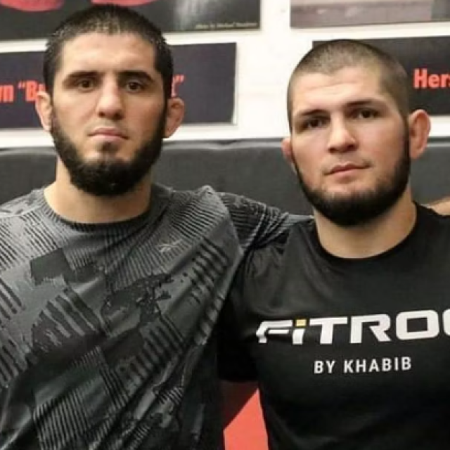 Islam Mahačev i Habib Nurmagomedov