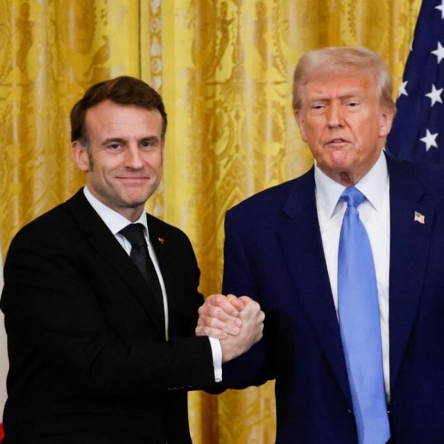 Donald Trump i Emmanuel Macron