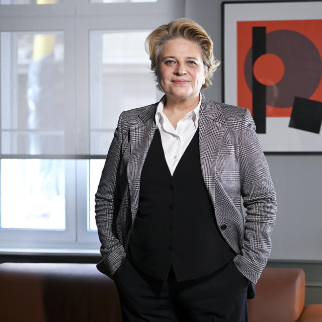 Zagreb, 140324.
Aleksandra Cvetkovic, clanica uprave KentBank, fotografirana u sjedistu banke.