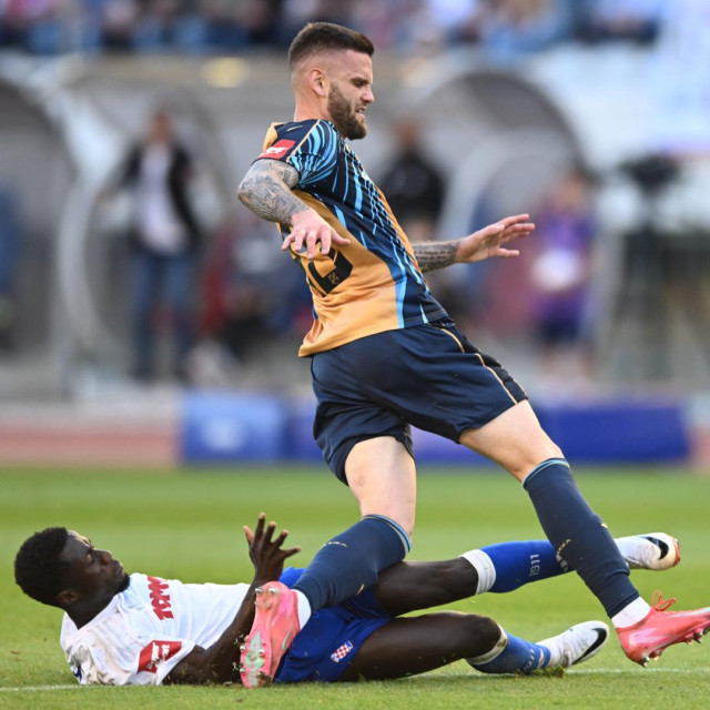Hajduk - Rijeka: Ante Majstorović i Sanyang Abdoulie
