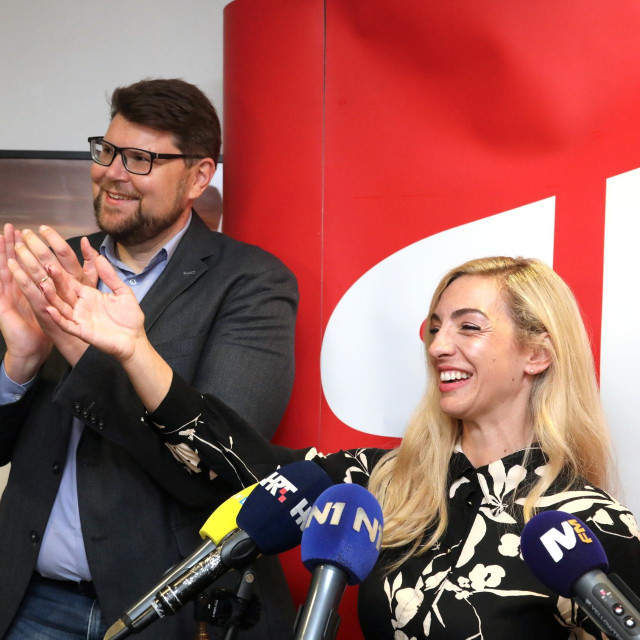 Peđa Grbin i Sanja Radolović