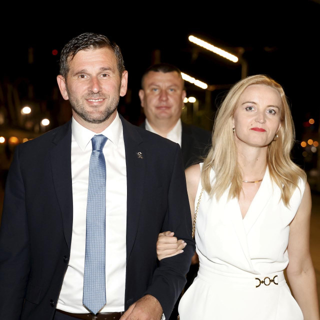 Tomislav Šuta u društvu supruge