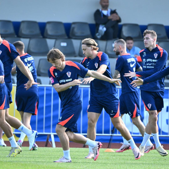 Trening hrvatske nogometne reprezentacije na Euru 2024.
