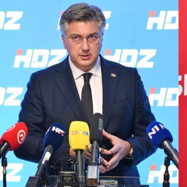 Andrej Plenković i Siniša Hajdaš Dončić