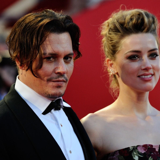 Johnny Depp i Amber Heard 2015. na Filmskom festivalu u Veneciji