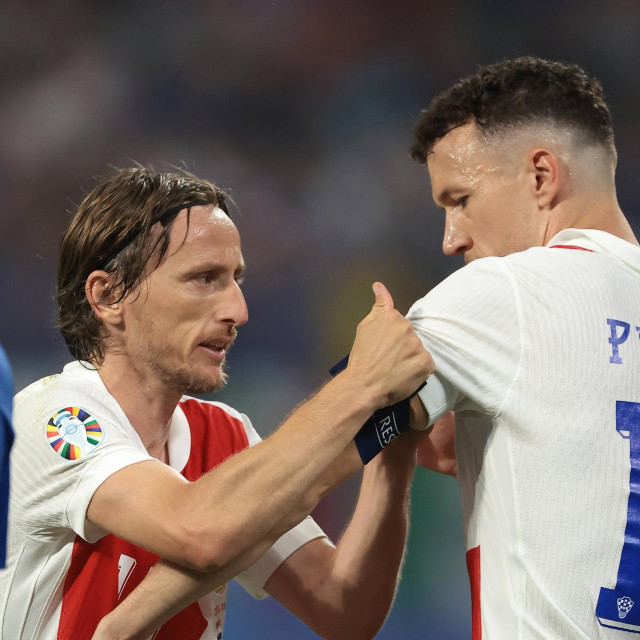 Luka Modrić i Ivan Perišić