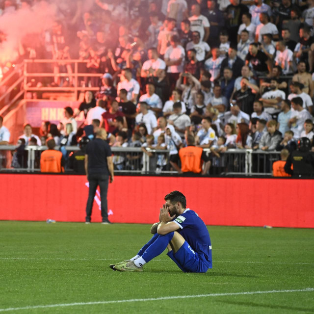 Tuga igrača Slaven Belupa nakon poraza u finalu Kupa