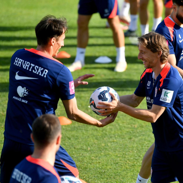Ante Budimir i Luka Modrić