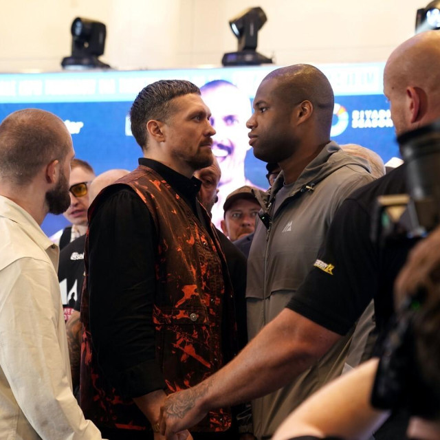 Oleksandr Usik i Daniel Dubois