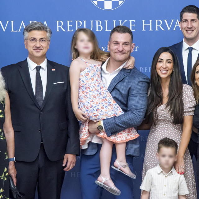 Andrej Plenković i obitelj Miočić
